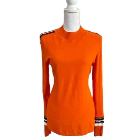 AmelieBoutik Comfy Orange Top with Sleeves Design - Women - XL - Picture 16 of 16